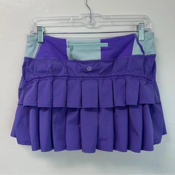 Lululemon Run Pace Setter Skirt Violet Skort Size 4 - Picture 4 of 14